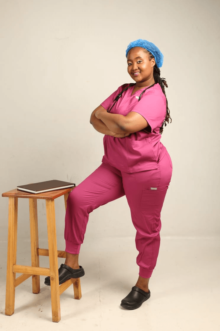 Performance Jogger Series Medical Scrubs - Magenta