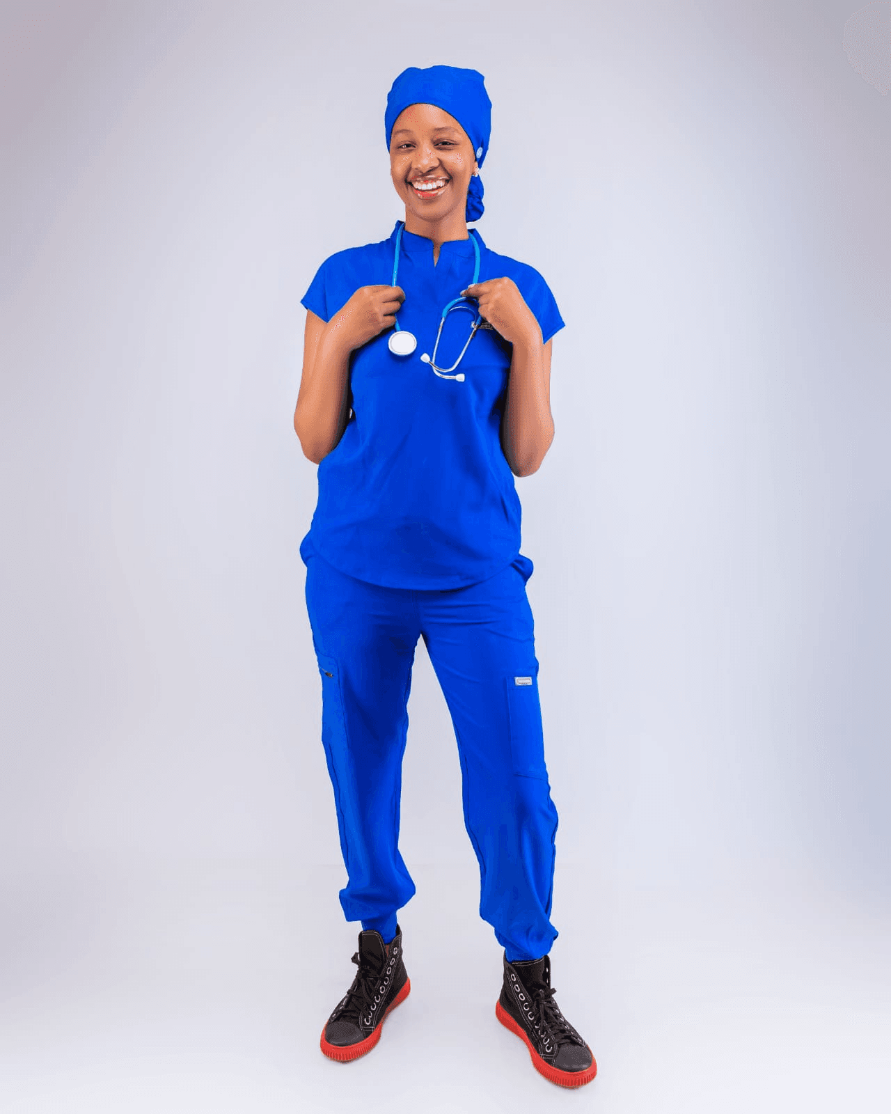 Royal Blue Nova Fit Collection – Premium Scrub Set