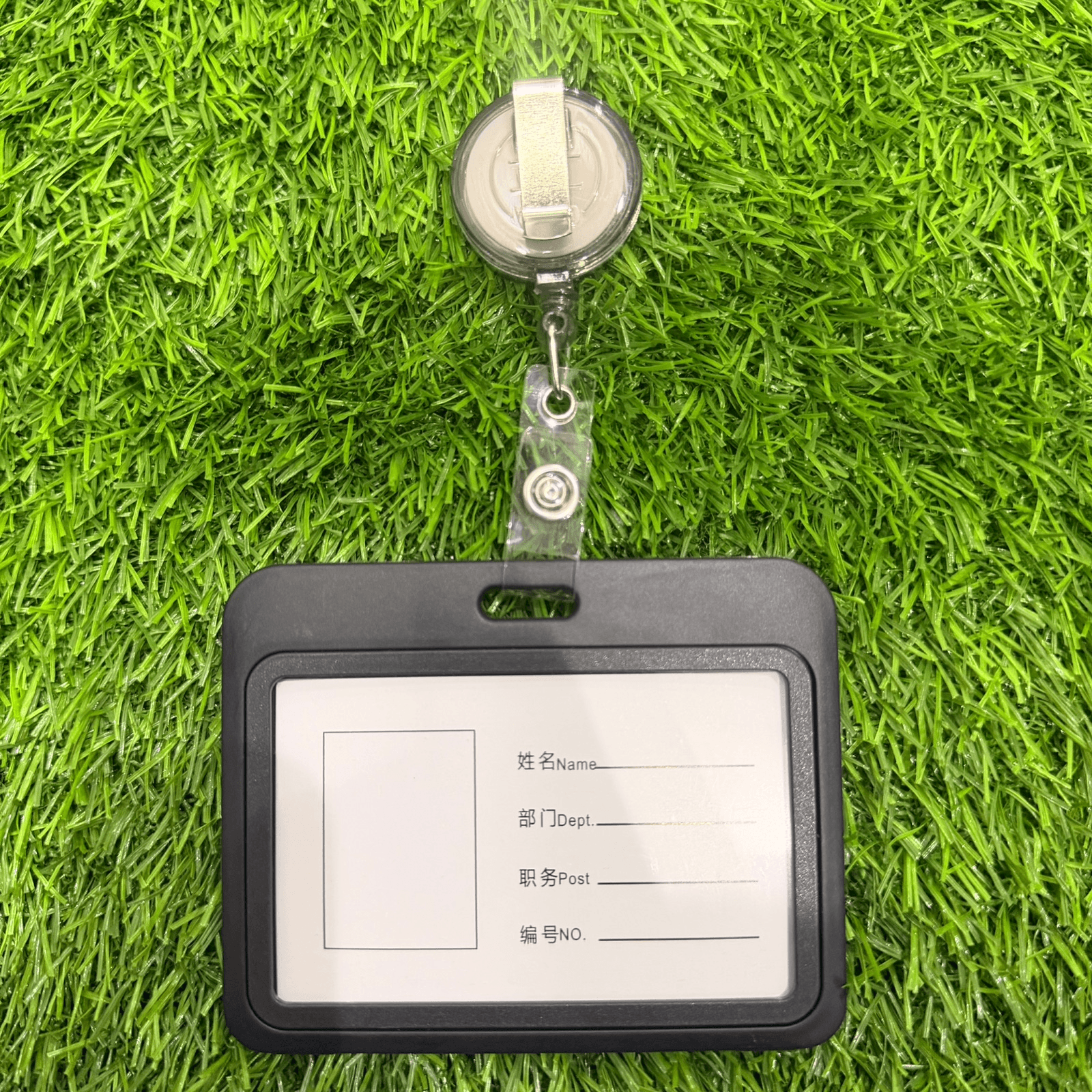 Professional Retractable ID Card Holder Set
