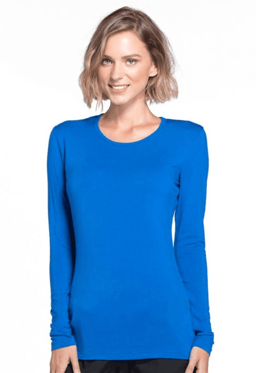 Royal Blue Long Sleeve Knitted Underscrub