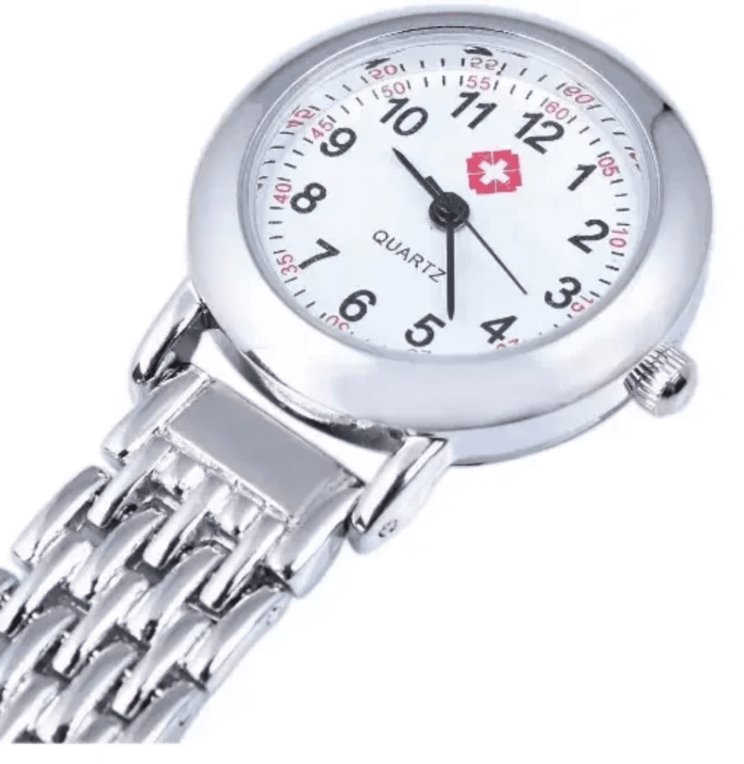 Stainless Steel Nurse Fob Watch