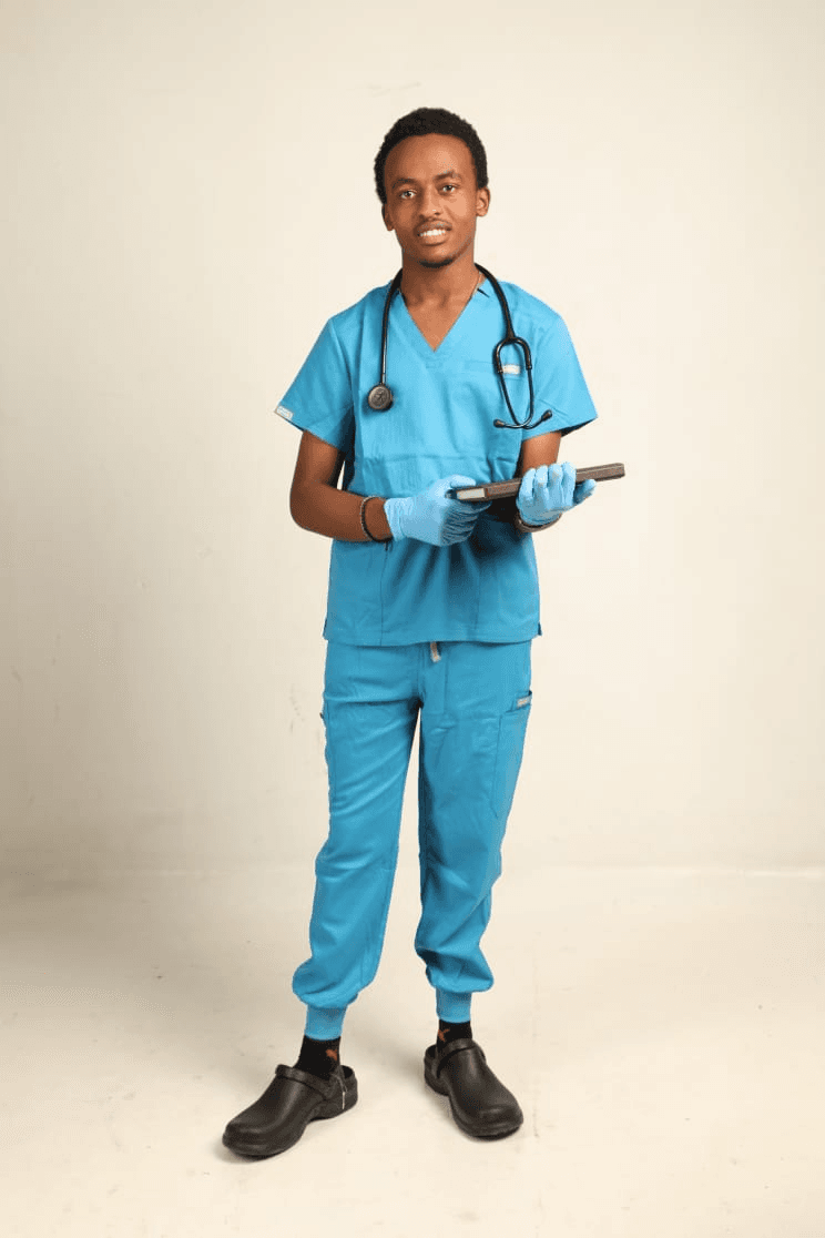 Performance Jogger Series Medical Scrubs - Turquoise Blue