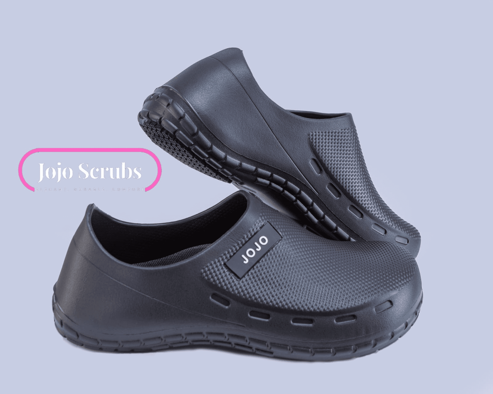: Professional Anti-Slip Industrial Clogs - Black