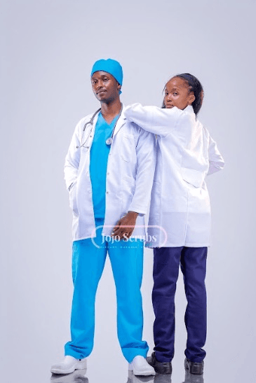 Professional Press-Button Clinical Lab Coat