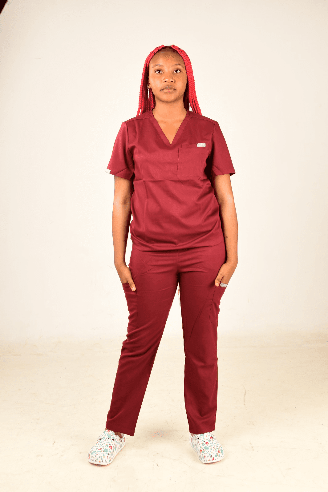 ProScrub Elite Series Medical Scrubs - Maroo