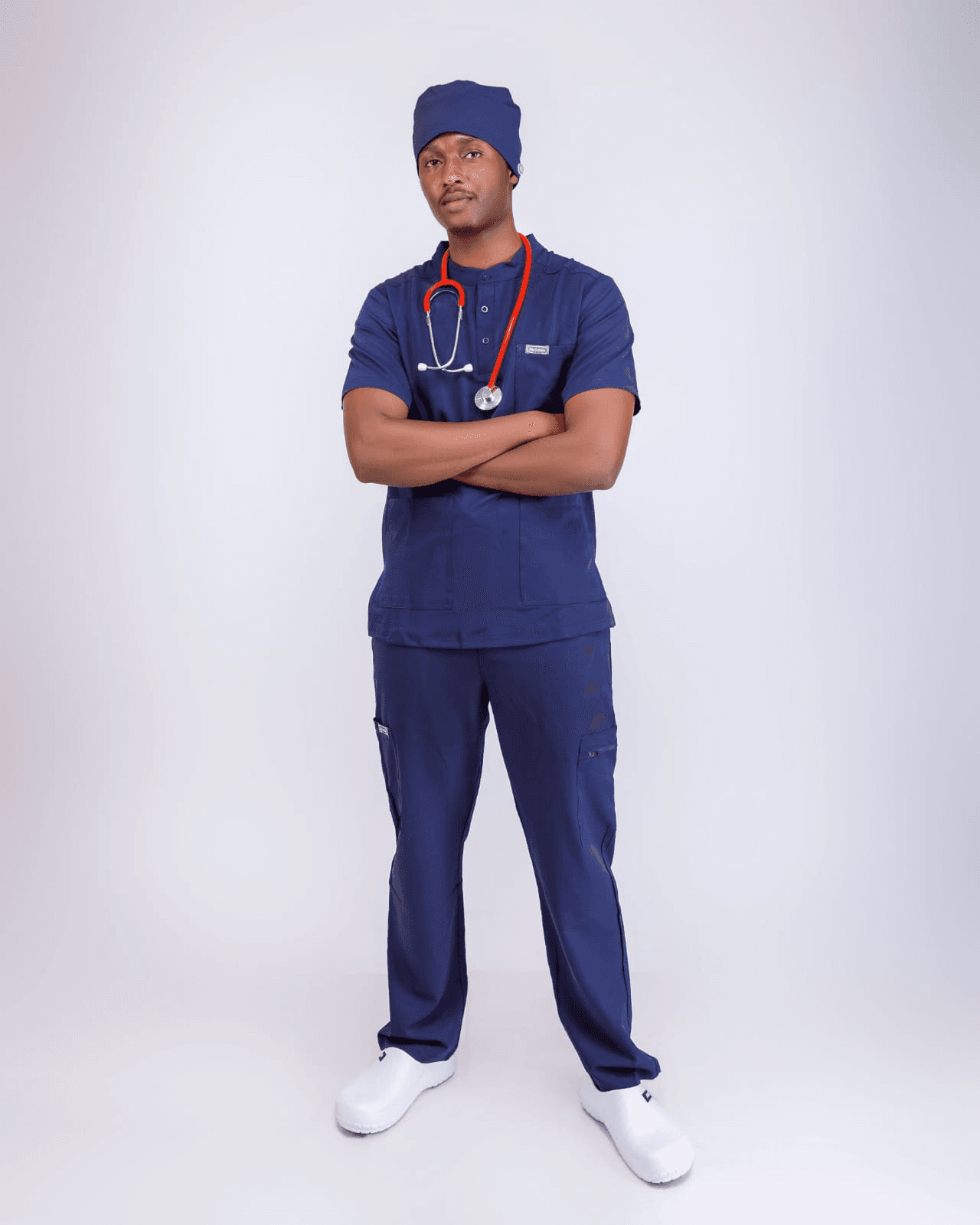 Prime Fit Collection - Chinese Collar Scrub Set