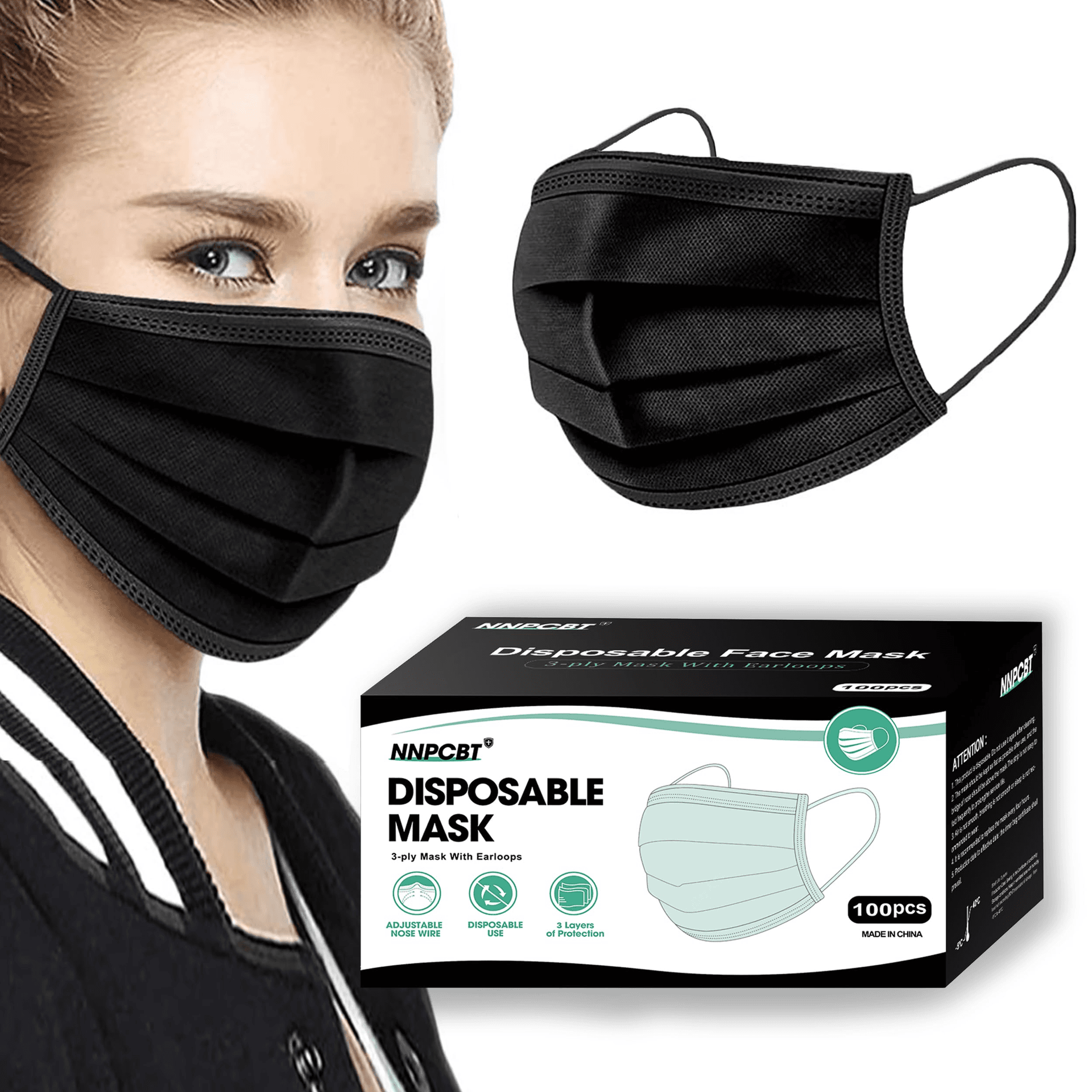Disposable Surgical 3 Ply Face Masks Box