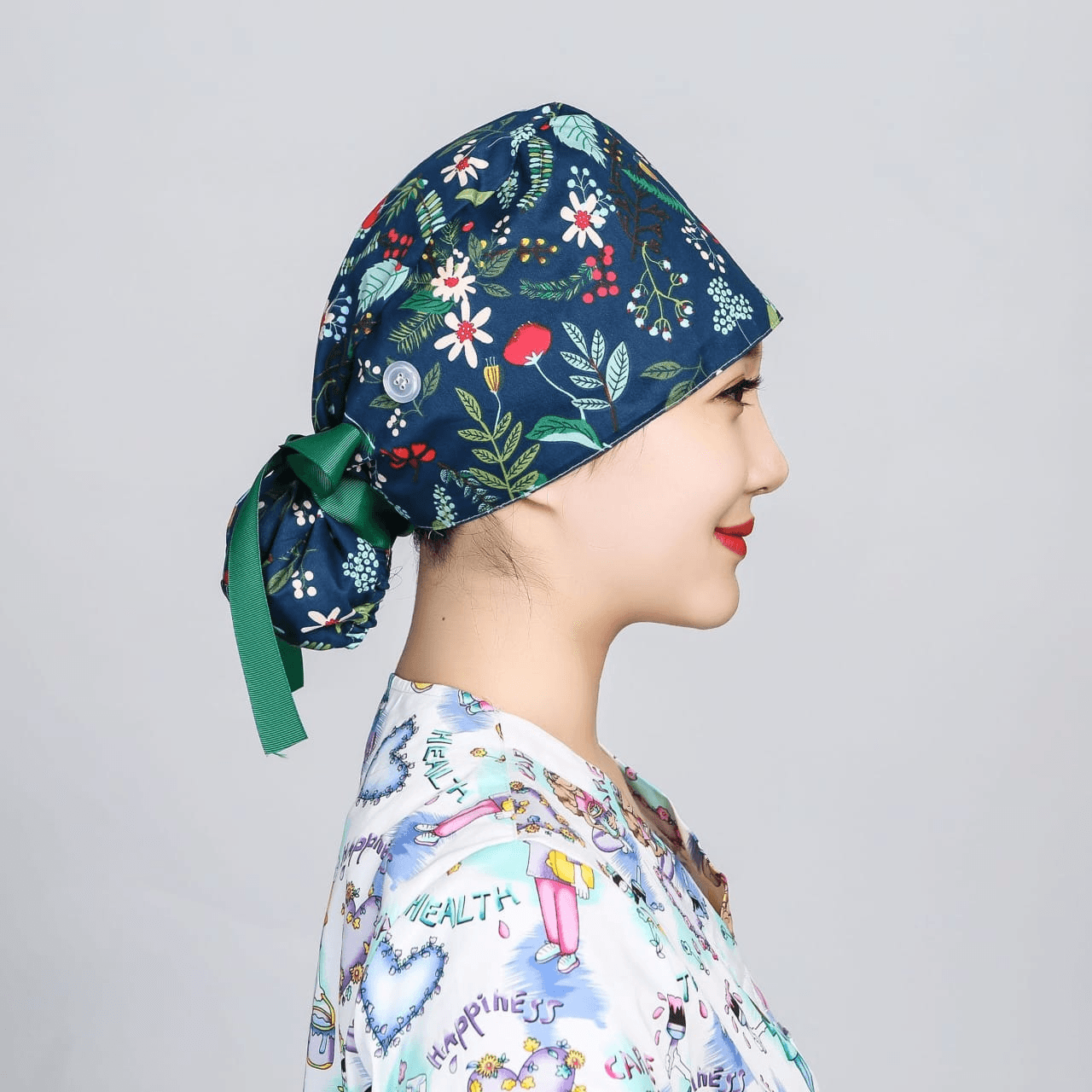 Premium Ponytail Surgical Headcap