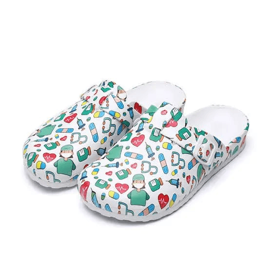Signature Doctor’s Print Medical Clogs